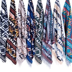 Wool blanket with sustainable fibers by Sackcloth & Ashes